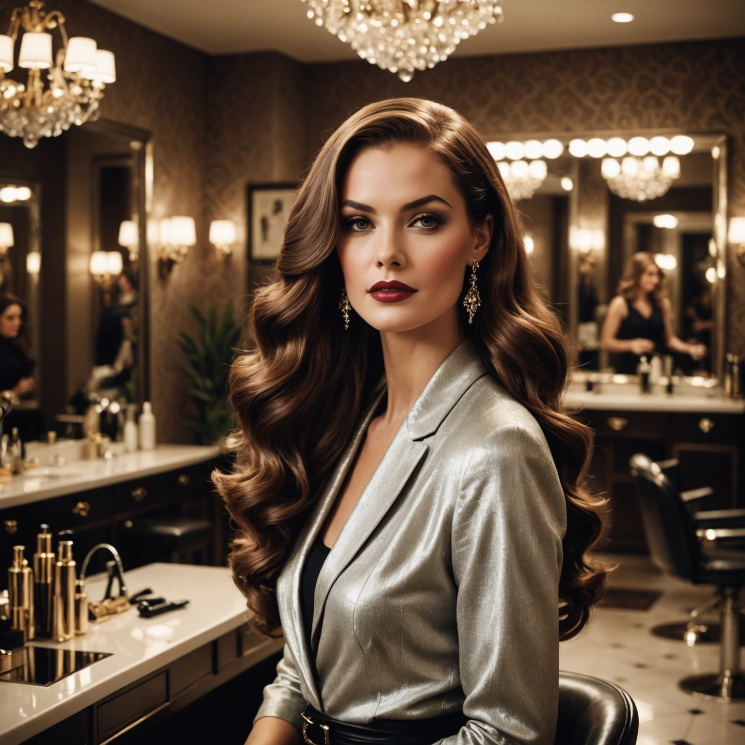 Голливудская волна на длинные волосы: искусство создания безупречного образа