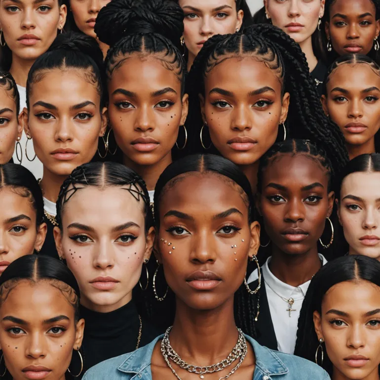 Много пирсинга на лице: модный тренд 2025 — идеи и уход за проколами