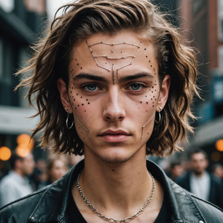 Пирсинг на лице: много проколов — Тренд 2025, который нельзя пропустить
