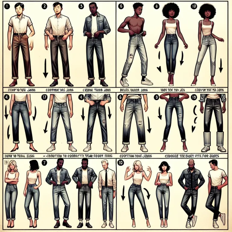 Как правильно носить джинсы: руководство по стилю и комфорту
